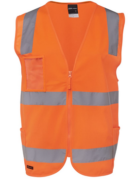 Hi Vis (D+N) Zip Safety Vest
