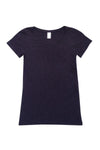 Ladies Raw Cotton Wave Crew Neck Shirt