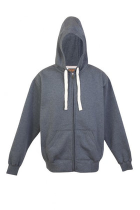 Mens Heavy Fleece Zip Hoodie