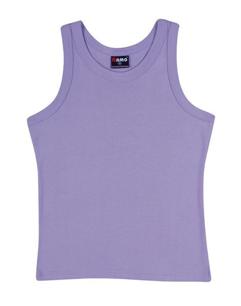 Ladies 1X1 Rib Singlet