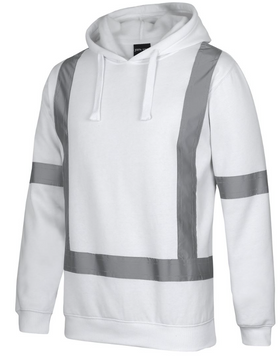 Fleece Hoodie With Reflective Tape