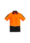 Mens Hi Vis Flux Short Sleeve Polo