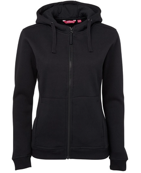 Full Zip Fleecy Hoodie Ladies