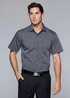 Henley Mens Short Sleeve