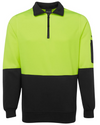 Hi Vis 1/2 Zip Fleecy