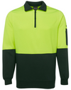 Hi Vis 1/2 Zip Fleecy