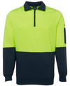 Hi Vis 1/2 Zip Fleecy