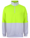 Hi Vis 1/2 Zip Fleecy