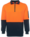 Hi Vis 1/2 Zip Fleecy