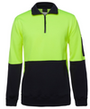 Hi Vis 330g 1/2 Zip Fleece