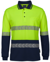 Hi Vis Segmented Tape Polo Long Sleeve
