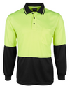 Hi Vis Jacquard Polo Long Sleeve