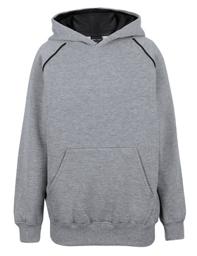 Contrast Fleecy Hoodie Kids