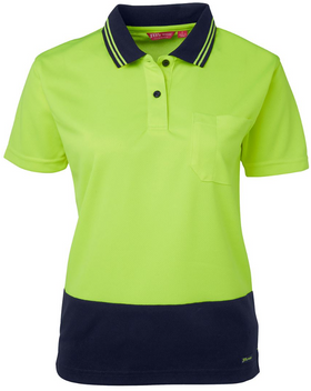 Ladies Hi Vis Comfort Polo Short Sleeve