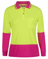 Ladies Hi Vis Comfort Polo Short Sleeve