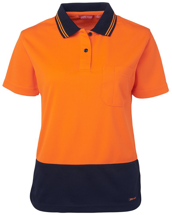Ladies Hi Vis Comfort Polo Short Sleeve