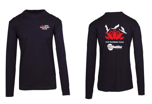 Tournament Water Ski Long Sleeve Tee - Adults