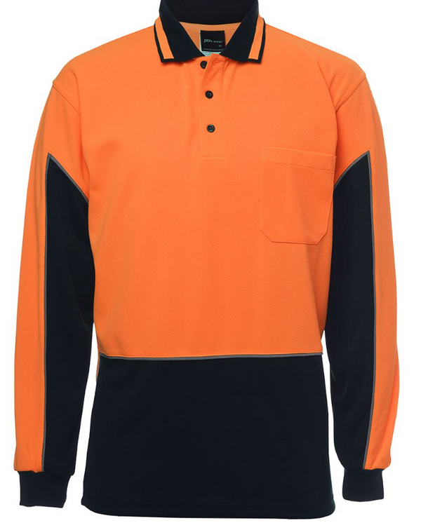 Hi Vis Long Sleeve Gap Polo