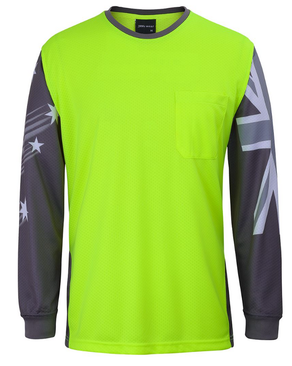Hi Vis Long Sleeve Southern Cross Tee