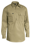 Closed Front Cool Lightweight Drill Shirt