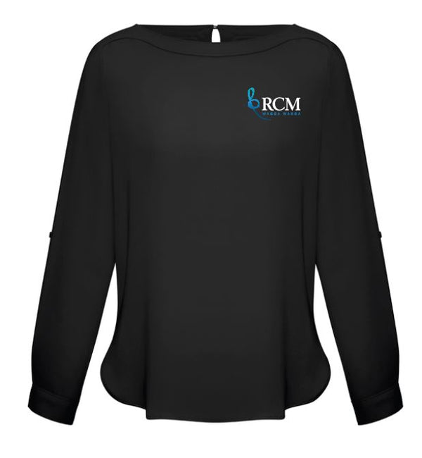 RCM Madison Boatneck Blouse