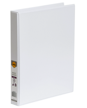 Marbig Clearview Insert Binder A4 2D Ring 25mm