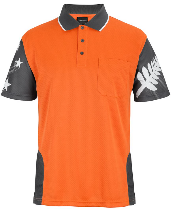 Hi Vis NZ Fern Polo