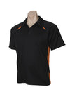 Mens Splice Short Sleeve Polo