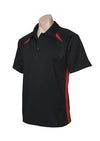 Mens Splice Short Sleeve Polo