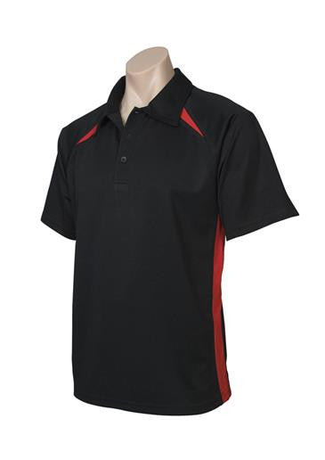 Mens Splice Short Sleeve Polo