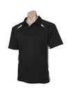 Mens Splice Short Sleeve Polo