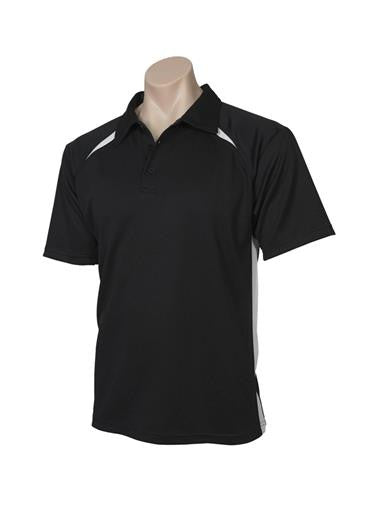 Mens Splice Short Sleeve Polo