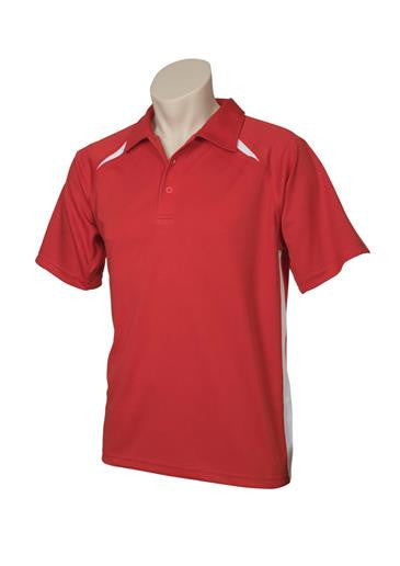 Mens Splice Short Sleeve Polo