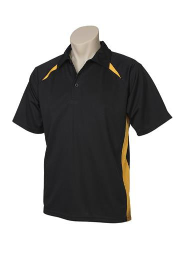 Mens Splice Short Sleeve Polo