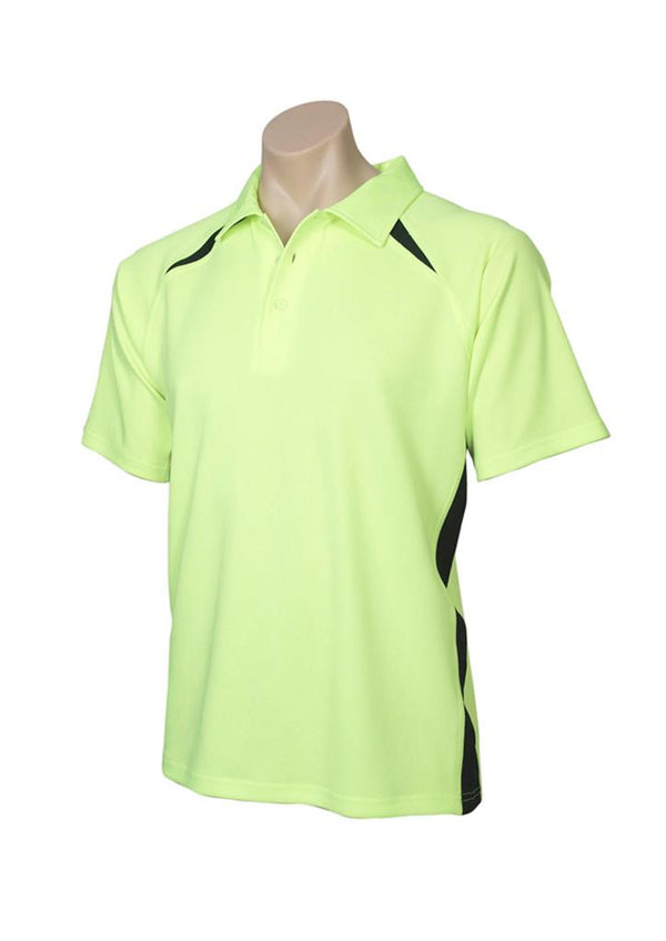 Mens Splice Short Sleeve Polo