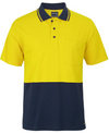 Hi Vis Short Sleeve Cotton Pique Trad Polo