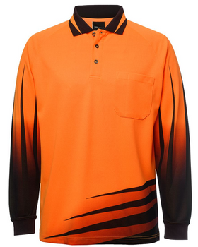 Hi Vis Long Sleeve Rippa Sub Polo