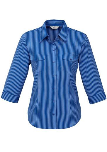 Ladies 3/4 Sleeve Cuban Shirt