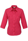 Ladies 3/4 Sleeve Cuban Shirt