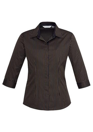 Ladies 3/4 Reno Stripe Shirt
