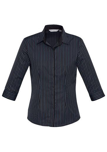 Ladies 3/4 Reno Stripe Shirt