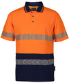 Hi Vis Segmented Tape Polo Short Sleeve