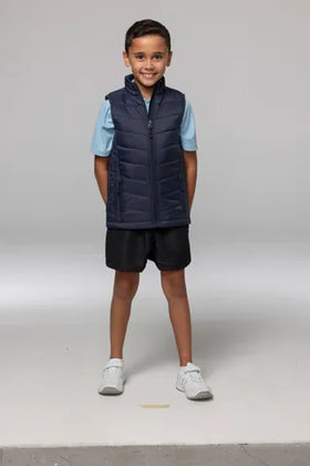 Snowy Puffer Vest Kids