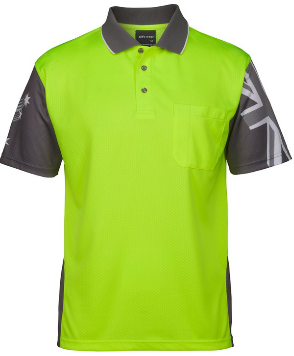 Hi Vis Southern Cross Short Sleeve Polo