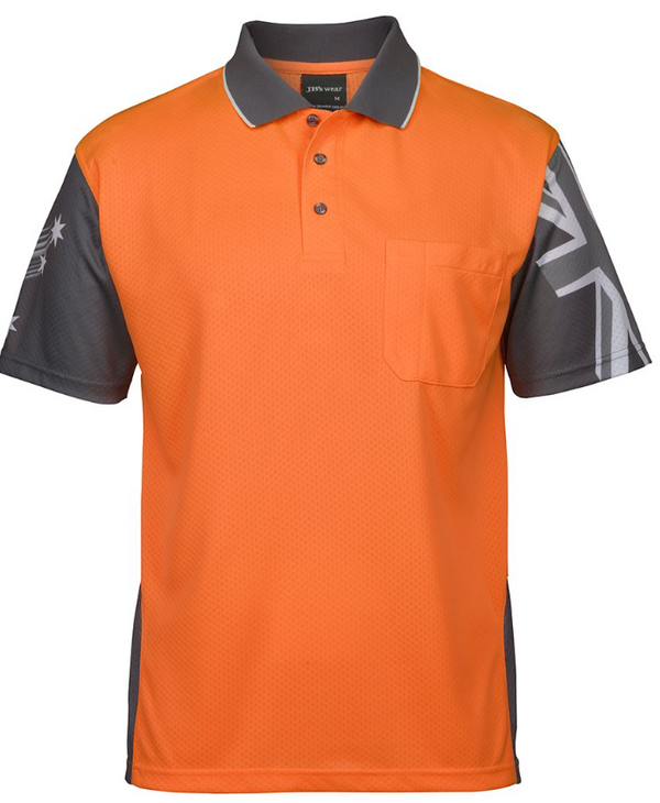Hi Vis Southern Cross Short Sleeve Polo
