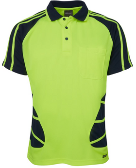 Hi Vis Short Sleeve Spider Polo