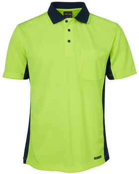 Hi Vis Short Sleeve Sport Polo