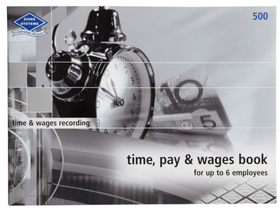 Time, Pay & Wages Book - For Up To 6 Employees