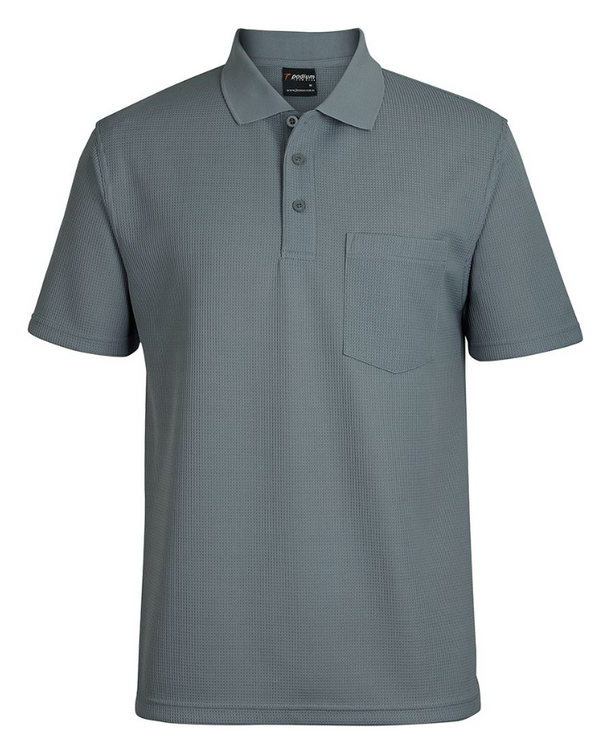 Podium Waffle Pocket Polo