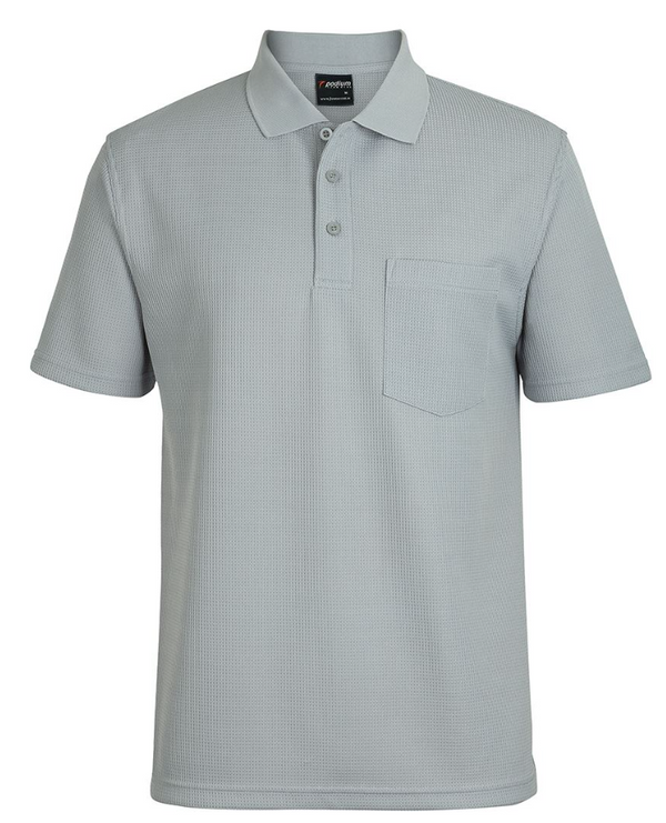 Podium Waffle Pocket Polo